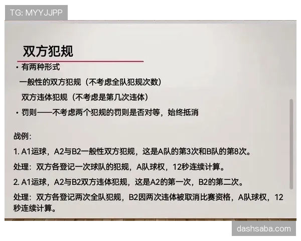 篮球比赛中双方犯规的定义及判罚规则解析