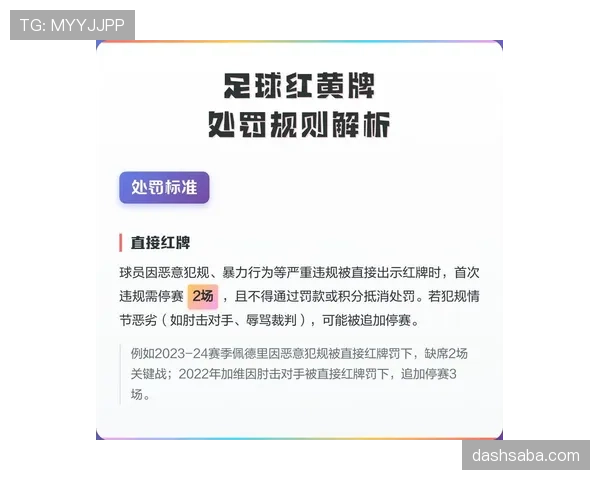 追加处罚在足球规则中如何判定？关键条件全解析